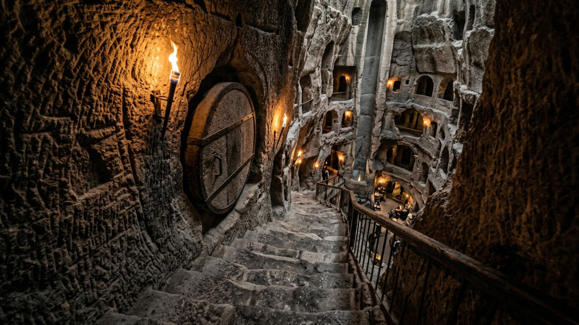 Derinkuyu underground city engineering analysis