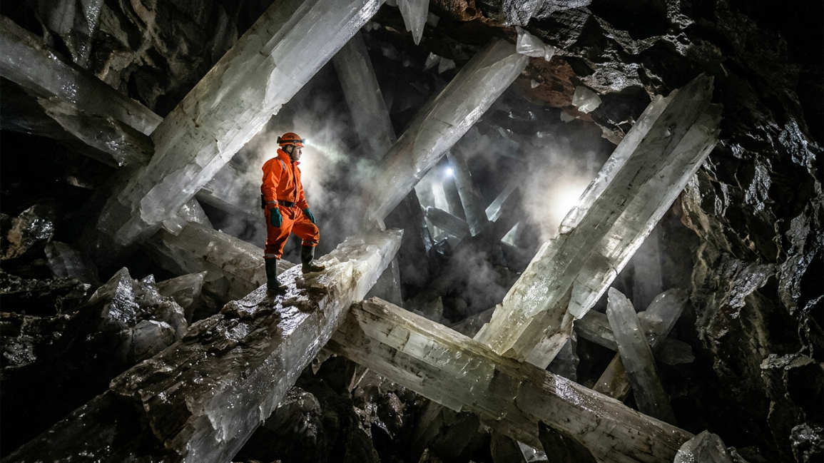 Naica Crystal Cave geology